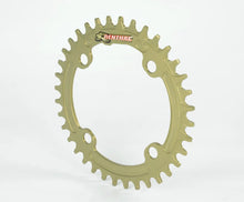 Load image into Gallery viewer, Renthal 1XR Chainring 104 mm. BCD 36T - Hard Anodized Aluminum Gold