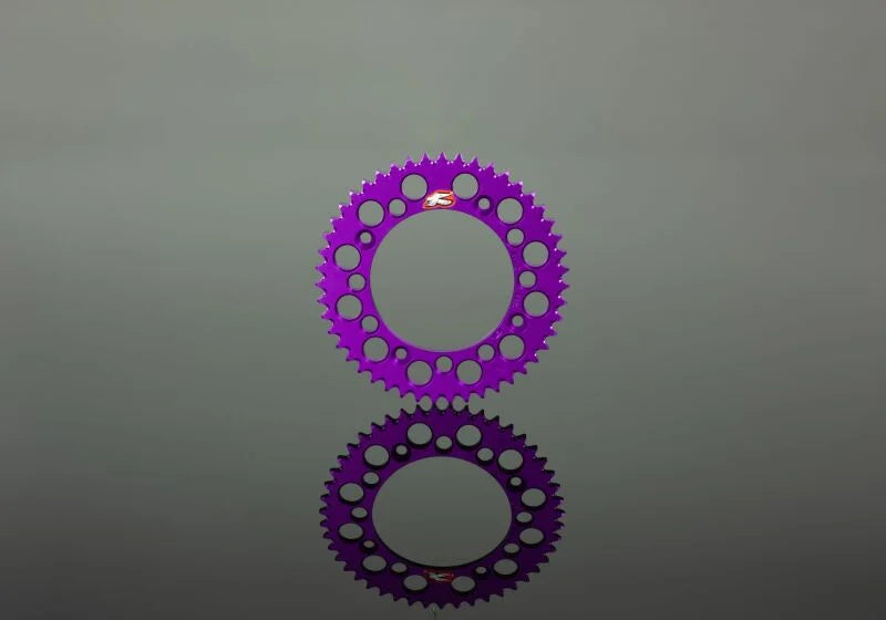 Renthal 20-24 KTM 125-450 SX/XC/SX-F/ Husq  Rear Sprocket - Grooved Purple 520-50 Teeth