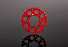 Load image into Gallery viewer, Renthal 2019 GasGAs TXE Rear Grooved Sprocket - Red 520-42P Teeth - Main Product View