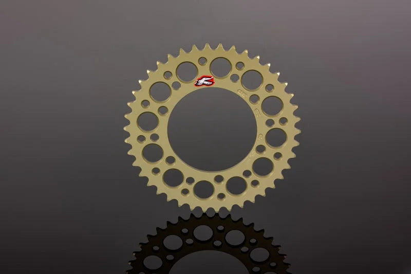 Renthal 21+ Royal Enfield 350 Hunter/Meteor/Classic Reborn Rear Sprocket - 520-42P Teeth Hard And - Detail View
