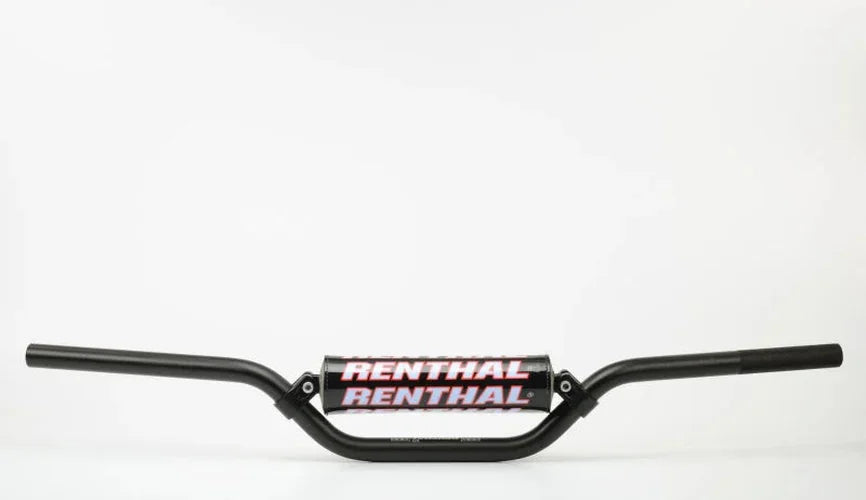 Renthal 12-13 KTM 65SX 7/8 in. Handlebar Mini - Black - Back View