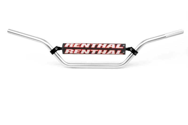 Renthal 7/8 in. Handlebar - Silver - Back View