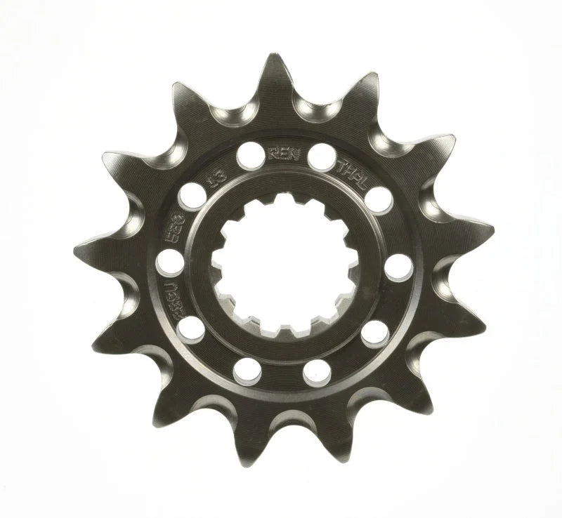 Renthal 92-24 Honda CR 250R/ CRF250R-450R/RX/X/RWE/ TRX450R Front Grooved Sprocket - 520-13P Teeth - Side View