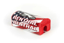 Load image into Gallery viewer, Renthal Fatbar Pad - USA Flag Red/ White/ Blue - Side View