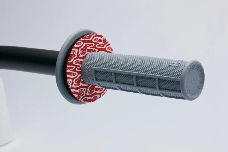 Renthal Grip Donutz - Red - Side View