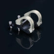 Load image into Gallery viewer, Renthal Integra 35 Handlebar Clamp 50 mm./ Zero Rise - Side View