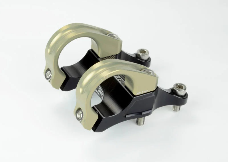 Renthal Integra II Stem. 50 mm. x 10 mm. - Aluminum Gold/Black