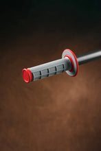 Load image into Gallery viewer, Renthal MX Dual Compound Grips 1/2 Waffle - Grey/ Red - Main Product View