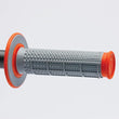 Load image into Gallery viewer, Renthal MX Dual Compound Grips Tapered 1/2 Waffle - Grey/ Orange