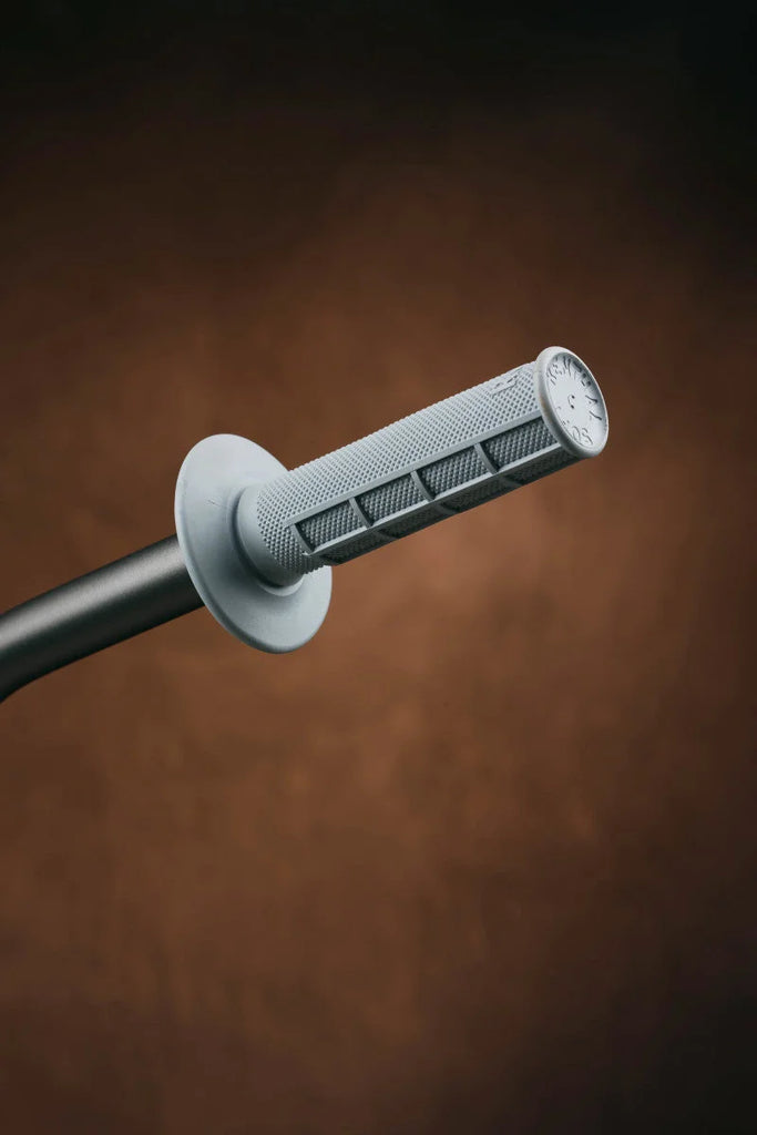 Renthal MX Grips Soft Diamond/ Waffle - Light Grey - Main Product View