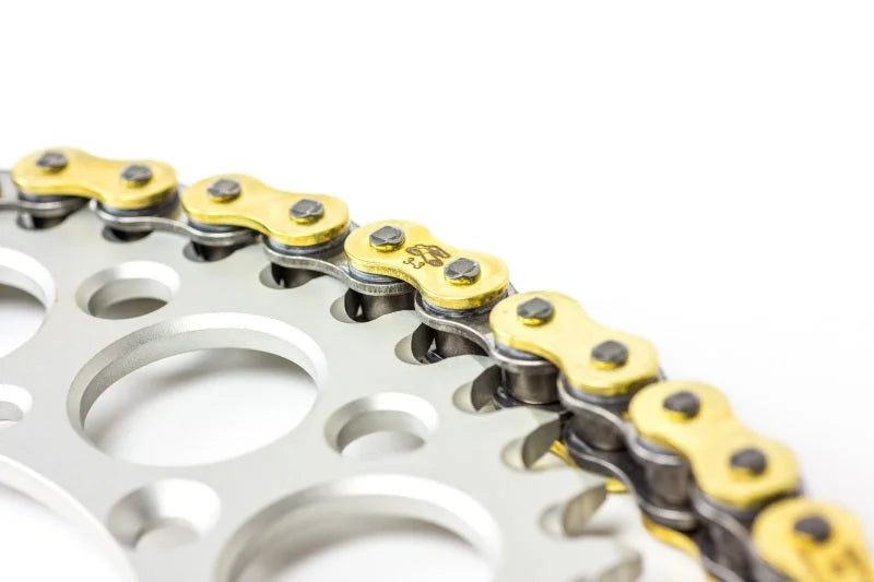 Renthal R3-3 Off-road 520 - 120L SRS Road Chain - Side View