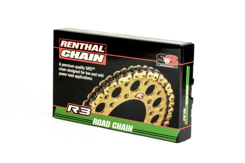Renthal R3-3 Road 520 - 116L SRS Road Chain - Detail View