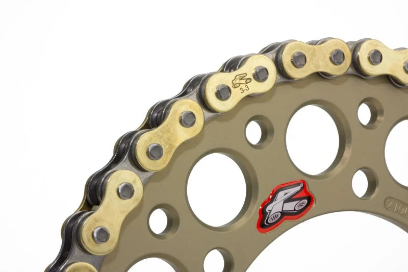 Renthal R3-3 Road 520 - 130L SRS Road Chain - Side View