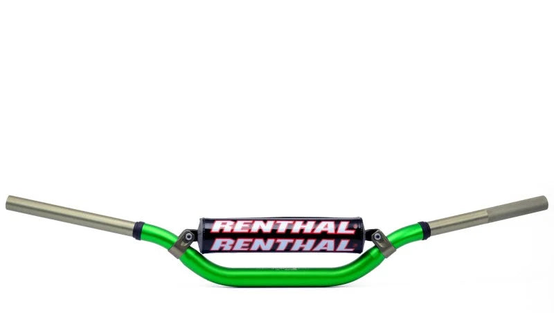 Renthal RC/ 04+ Honda CRF/ 06+ Kawasaki KX/ KXF Twinwall Pad - Green - Side View