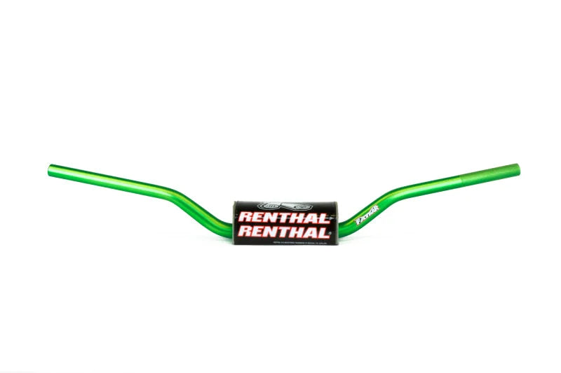 Renthal RC High Fatbar - Green - Side View