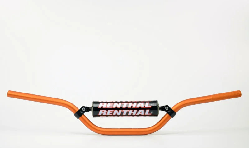Renthal RC Mini / 85 cc. 7/8 in. Handlebar - Mini Orange - Back View