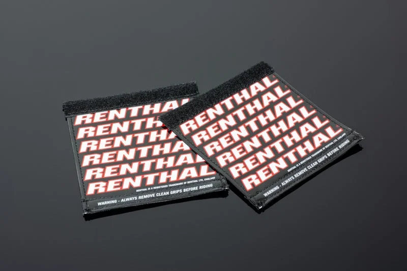 Renthal Team Clean Grip - Black/Red/White - Side View