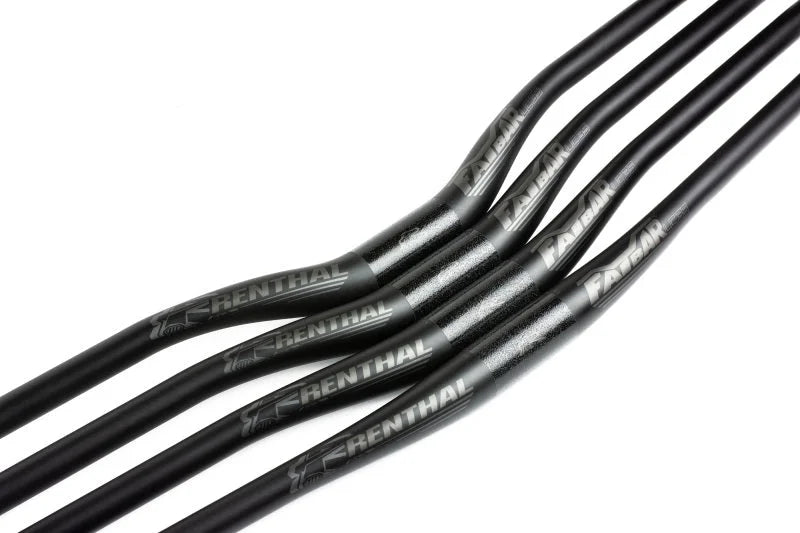 Renthal V3 Fatbar Lite Carbon 30 mm. - Black - Side View