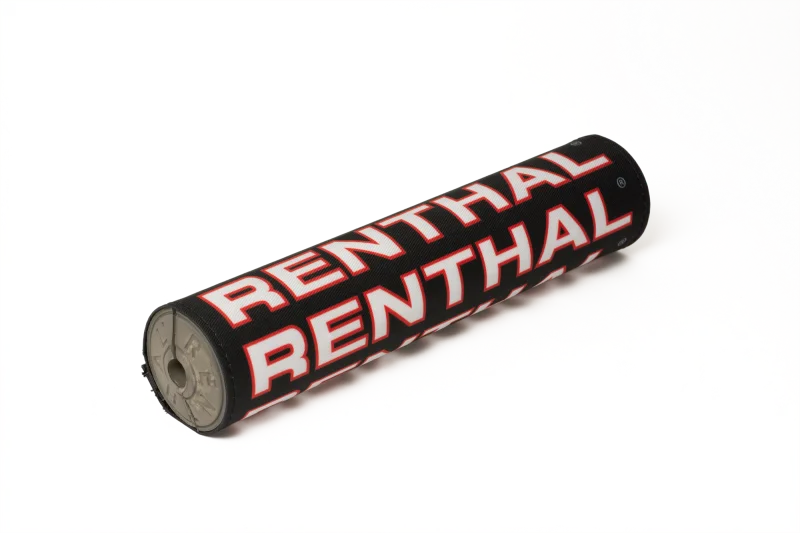 Renthal Vintage SX Pad - Black/ Red/ White - Side View