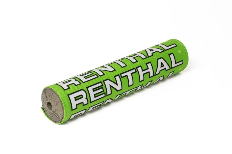 Renthal Vintage SX Pad - Green/ Black/ White - Side View