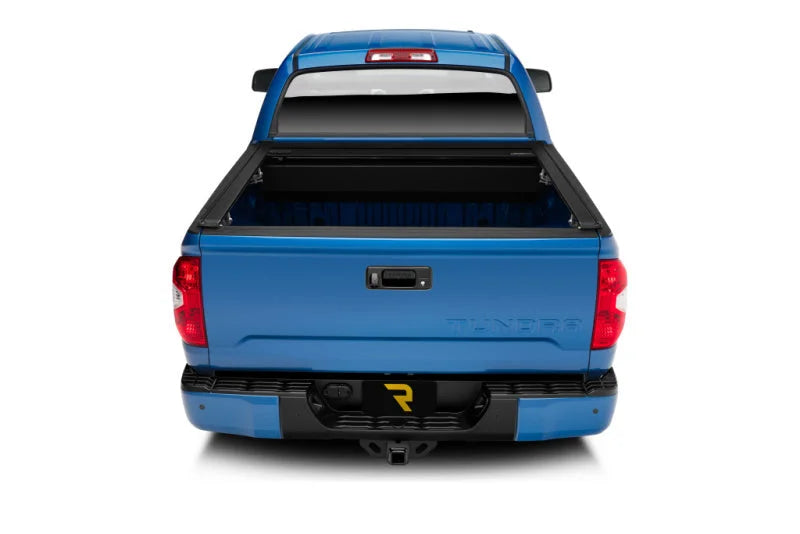 Retrax 07-18 Tundra CrewMax 5.5ft Bed with Deck Rail System RetraxONE XR - Side View