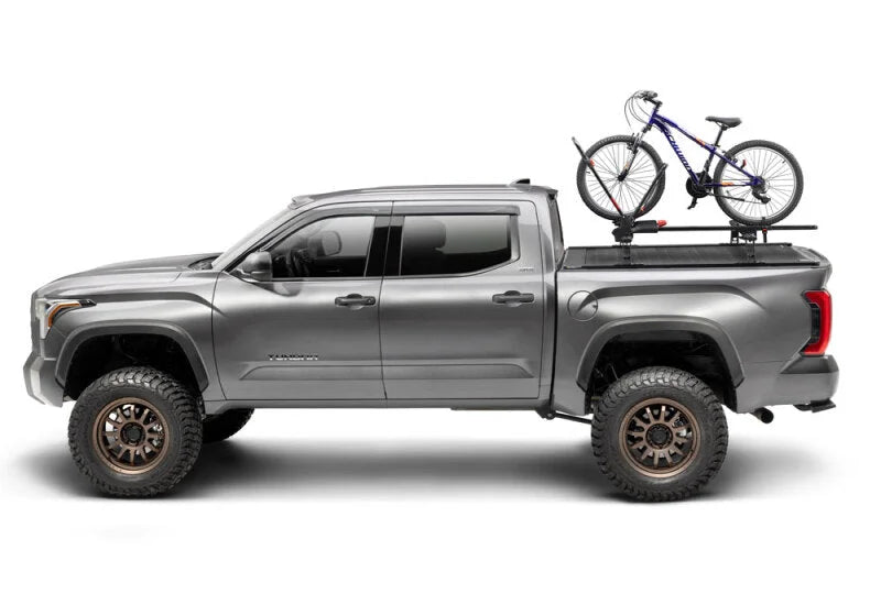 Retrax 2007-2020 Toyota Tundra CrewMax 5.5ft Bed RetraxPRO XR with Deck Rail System - Back View