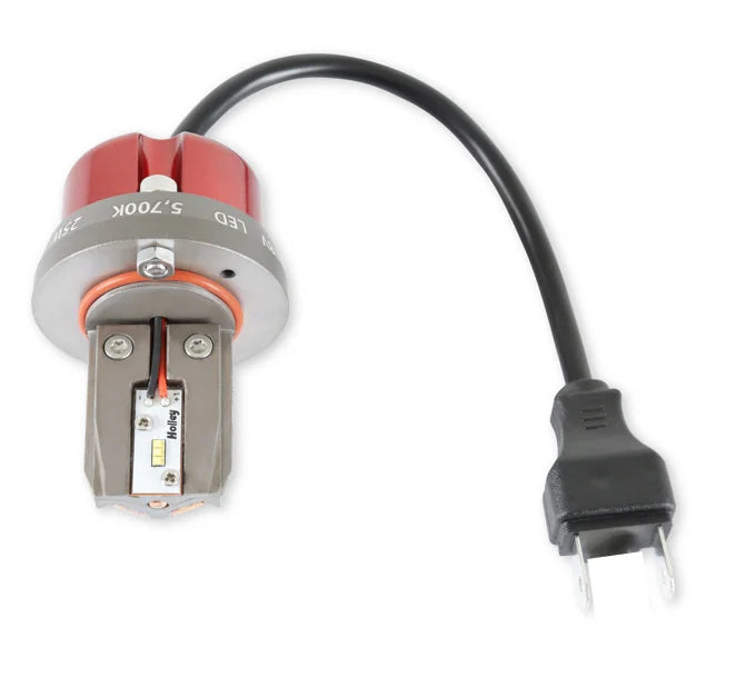 Retrobright 5.75 in. Round - Standard H4 Wiring - High Beam ONLY - 3 Pin - Sold Individually - Installation View