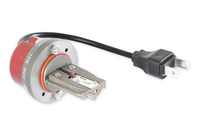Retrobright 5.75 in. Round - Standard H4 Wiring - High Beam ONLY - 3 Pin - Sold Individually - Additional View 5
