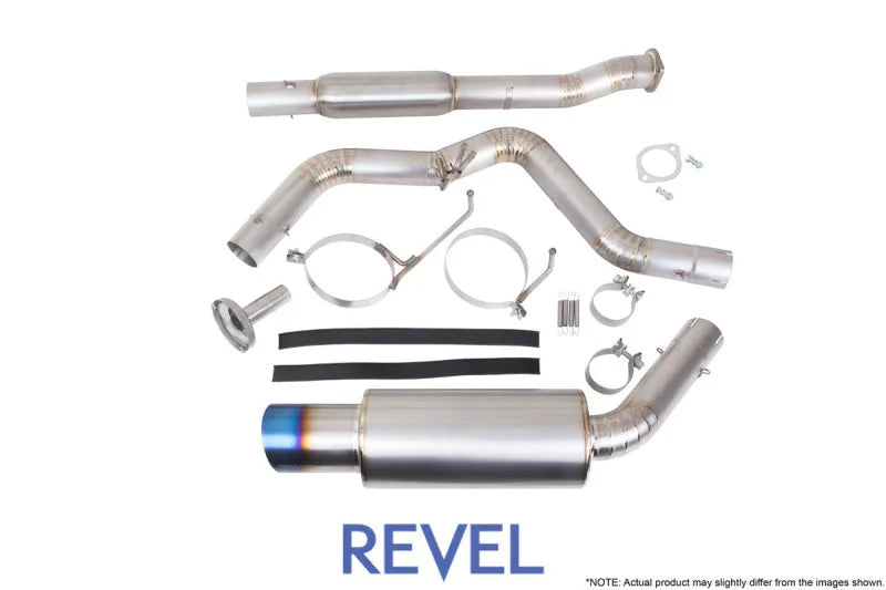 Revel 15-21 WRX/STi 11-14 WRX STi 08-14 WRX Ultra Ti Titanium Single Exit Catback Exhaust - Additional View 6