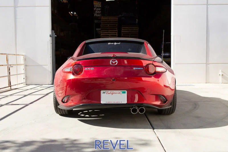 Revel 16-20 Mazda MX-5 Medallion Touring-S Catback Exhaust - Dual Tip / Axle-Back - Side View