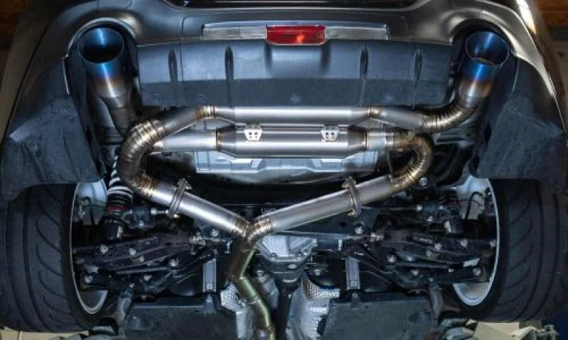 Revel 22-24 Toyota/Subaru GR86 BRZ Medallion Ultra Ti Cat-Back Exhaust - Side View