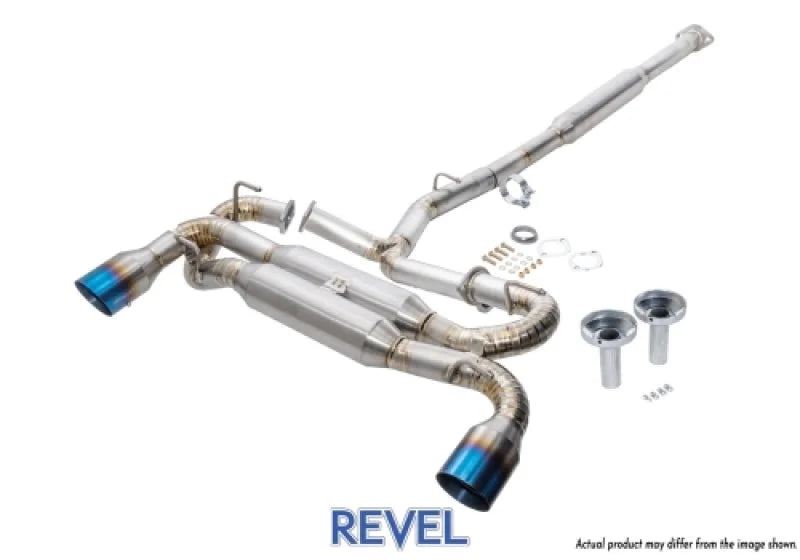 Revel 22-24 Toyota/Subaru GR86 BRZ Medallion Ultra Ti Cat-Back Exhaust - Installation View