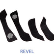 Load image into Gallery viewer, Revel GT Design Kick Panel Cover (Red Stitch) 16-19 Tesla Model 3 - 4 Pieces