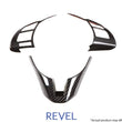 Load image into Gallery viewer, Revel GT Dry Carbon Steering Wheel Insert Covers 14-17 Mazda Mazda3 - 3 Pieces