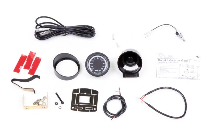 Revel VLS 52mm 100-300 Deg F Digital OLED Water Temperature Gauge - Side View
