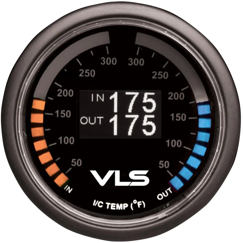 Revel VLS 52mm 50-300 Deg F Dual Intercooler Temperature Gauge - Main Product View