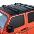 Load image into Gallery viewer, Rhino-Rack 07-22 Jeep Wrangler JK/JL 4 Door Hard Top Vortex SG 2 Bar Roof Rack - Black - Back View