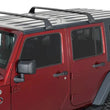 Load image into Gallery viewer, Rhino-Rack 07-22 Jeep Wrangler JK/JL 4 Door Hard Top Vortex SG 2 Bar Roof Rack - Black - Additional View 13