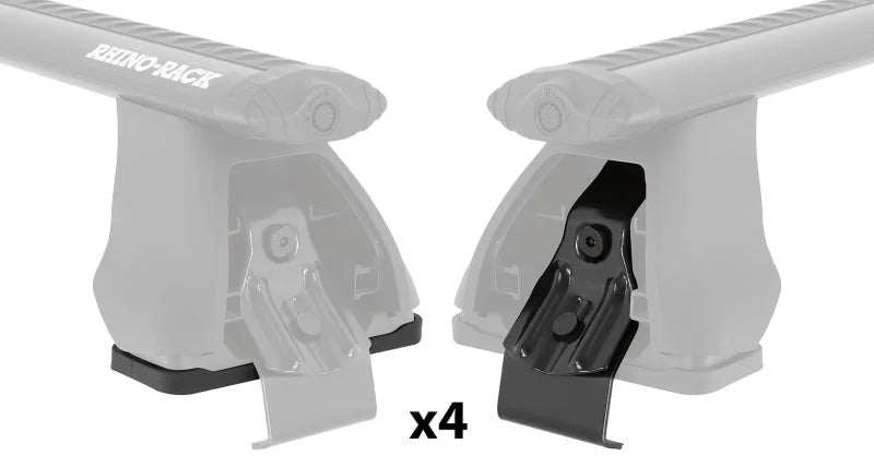 Rhino-Rack 2500 Fitting Kit - 4 Pads/4 Clamps fits 2010-2014 Honda Insight / 2004-2009 Toyota Prius / 2007-2021 Toyota Tundra