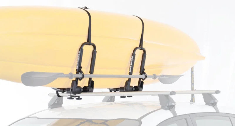 Rhino-Rack Folding J Style Kayak Carrier - Pair - Back View