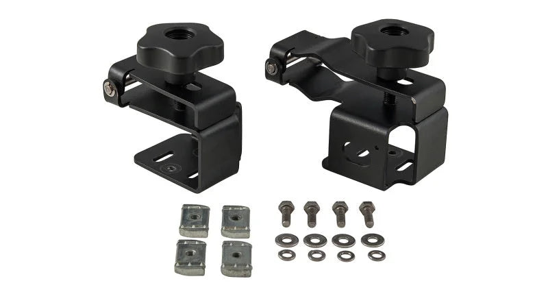 Rhino-Rack Pioneer High Lifting Jack Holder Bracket Set (Top Mount) - Side View