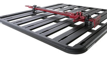 Load image into Gallery viewer, Rhino-Rack Pioneer High Lifting Jack Holder Bracket Set (Top Mount) - Back View