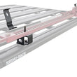 Load image into Gallery viewer, Rhino-Rack Pioneer High Lifting Jack Holder Bracket Set (Top Mount) - Installation View
