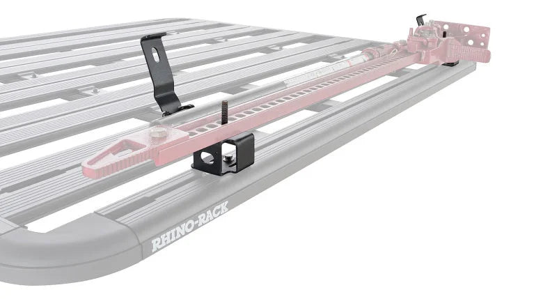 Rhino-Rack Pioneer High Lifting Jack Holder Bracket Set (Top Mount) - Installation View