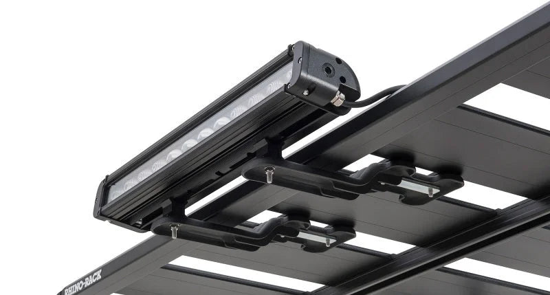 Rhino-Rack Pioneer LED/Spot Light Bracket Kit - 2 Pack - Installation View