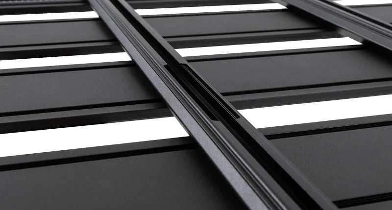 Rhino-Rack Pioneer Platform Tray - 60in x 62in - Black - Side View