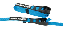 Load image into Gallery viewer, Rhino-Rack Rapid Tie Down Straps w/Buckle Protector - 4.5m/15ft - Pair - Red - Main Product View