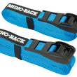 Load image into Gallery viewer, Rhino-Rack Rapid Tie Down Straps w/Buckle Protector - 4.5m/15ft - Pair - Red - Back View