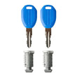 Load image into Gallery viewer, Rhino-Rack Rhino Master Key Lock Set No. 118 (Pair) - Side View