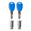 Load image into Gallery viewer, Rhino-Rack Rhino Master Key Lock Set No. 118 (Pair) - Side View